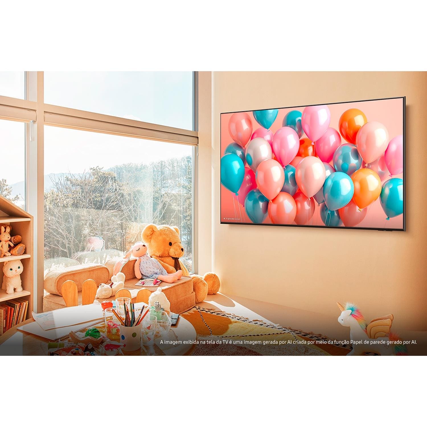 Smart TV 65” Samsung QLED 4K QN65Q7FAAGXZD, Vision AI, Processador com AI, Xbox Cloud Gaming, Controle por Gestos, Art Store, Alexa, Wi-Fi e Bluetooth