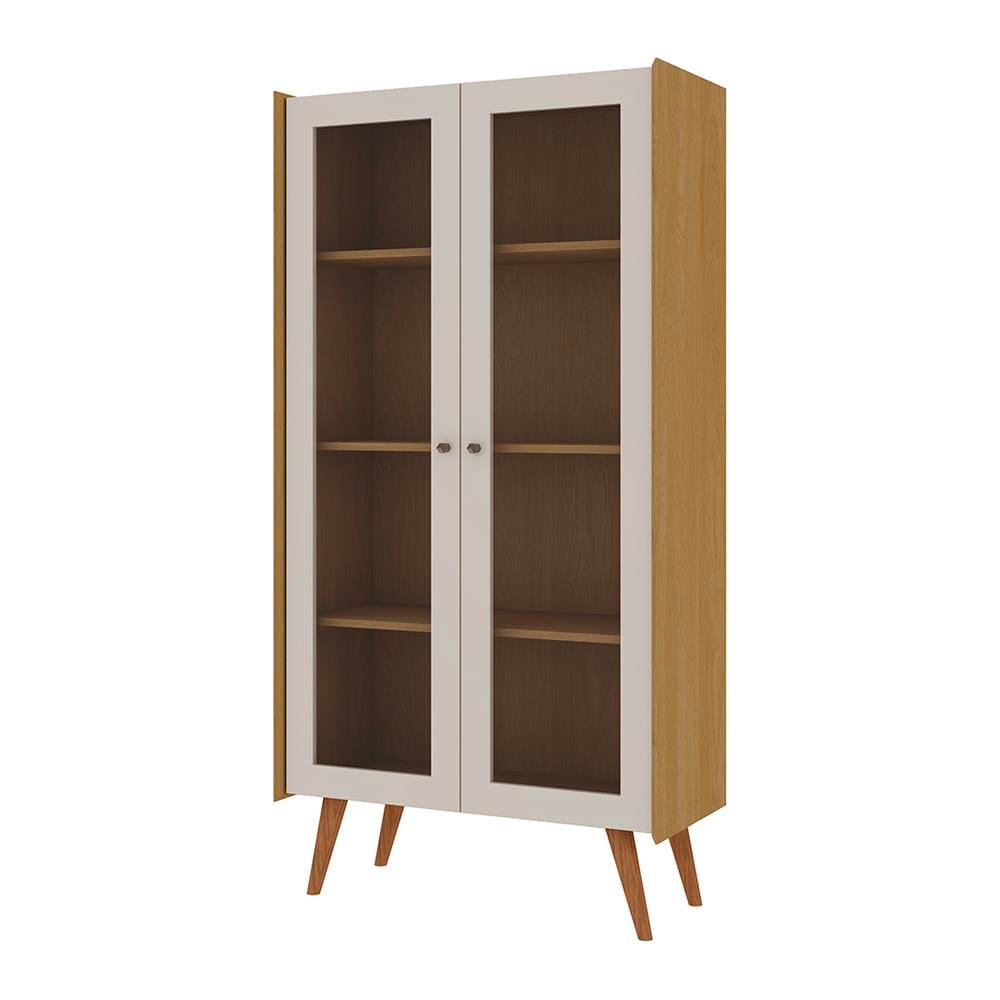 Cristaleira Genialflex Vértice com 2 Portas de Vidro, 3