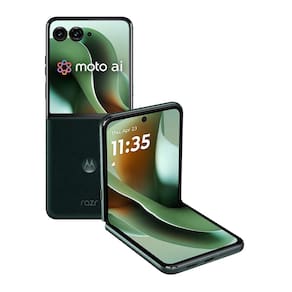 Smartphone Motorola Razr 60 Ultra 5G Verde 1TB, 16GB RAM + 16GB Ram Boost, Tela Dobrável 7.0" pOLED e Externa 4", Câmera Traseira 50MP e IP48