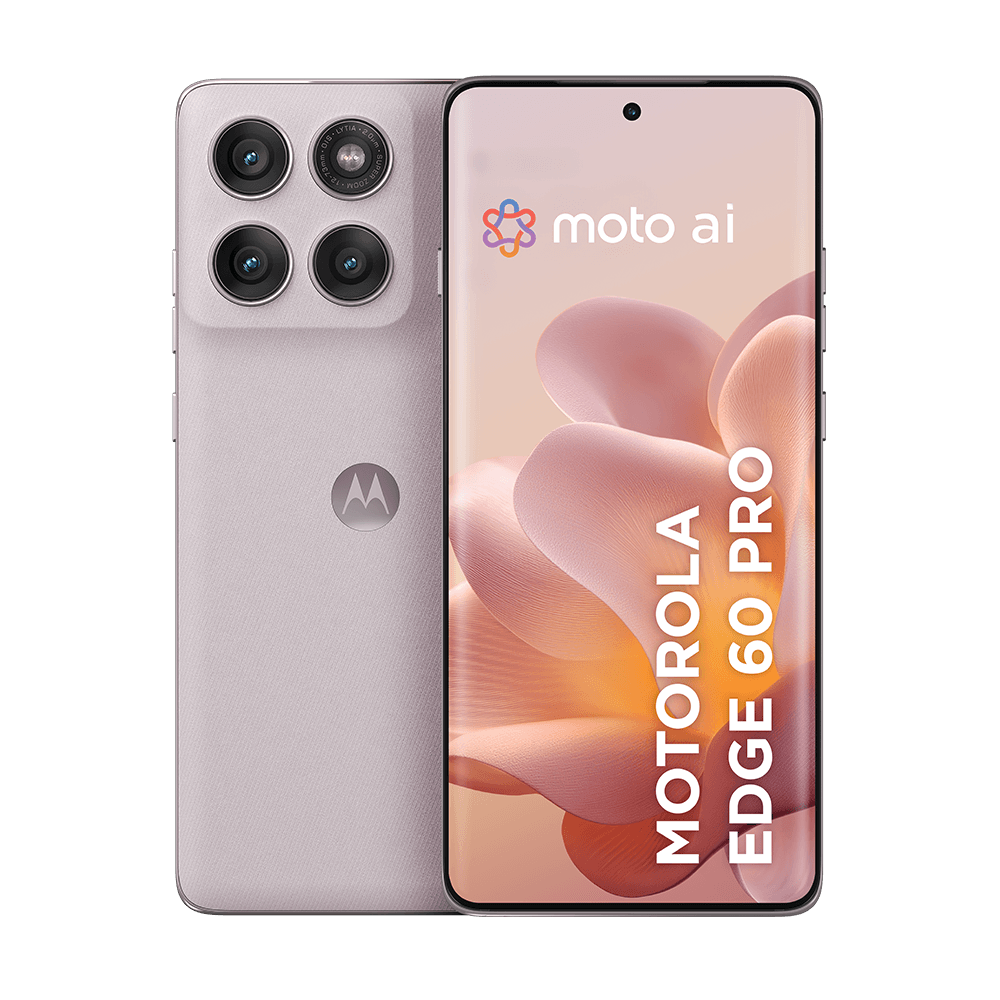 Smartphone Motorola Edge 60 Pro 5G Rosa 512GB, 12GB RAM + 12GB Ram Boost, Tela 6.7” 120Hz, Câmera Sony LYTIA 700C 50MP e Dimensity 8350 Extreme