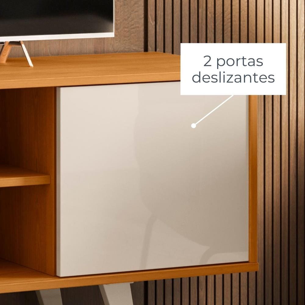 Rack Madetec Lisboa 136cm Suporta TV | Casas Bahia