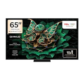 Smart TV 65” 4K QD-Mini TCL Premium C7K Miniled com Google TV, Dolby Vision IQ e Atmos, HDR10+, Wi-Fi, Bluetooth, Google Assistente e Design sem Borda
