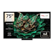 Smart TV 75" TCL 75C7K 4K QD-Mini Led 144Hz com Sistema Operacional Google TV