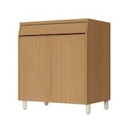 Balcão Nesher Simone Mendes com 2 Portas, 1 Gaveta e 1 Prateleira - 80cm de largura - Carvalho/Greige