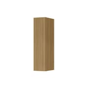 Armário Aéreo Nesher Rainha em MDF 15mm com 1 Porta e 1 Prateleira - 20cm de largura – Nature