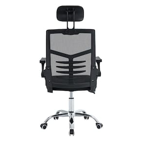 Cadeira Escritório Executiva Diretor Conthey Athos Malha Mesh Premium Ergonômica Apoio Cervical Altura Ajustável Preta