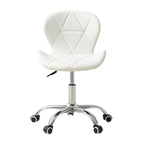 Cadeira Office Conthey Slim Altura Ajustável Base Cromada Revestimento Sintético Confortável