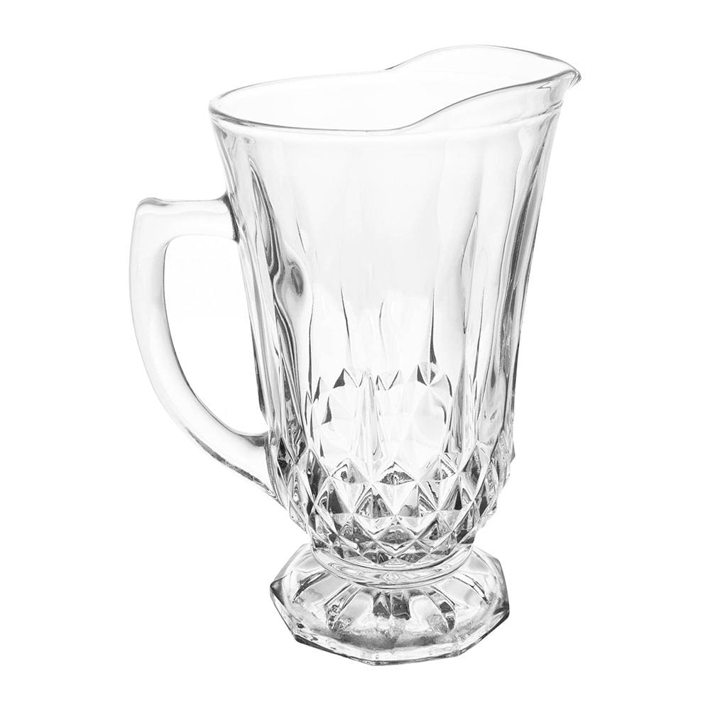 Jarra de Vidro Lyor Diamante 1,25L Alça Ergonômica Bico Vertedor Design Clássico