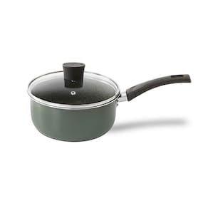 Panela Multiflon Ekó 18cm Antiaderente Tampa de Vidro Verde