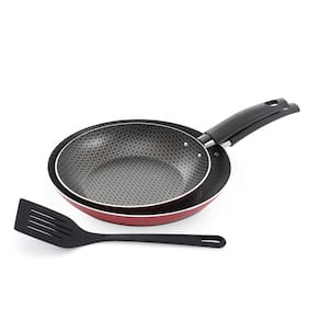Conjunto Frigideiras Multiflon Gourmet 18cm e 22cm Antiaderente Ultra 7 Vermelha