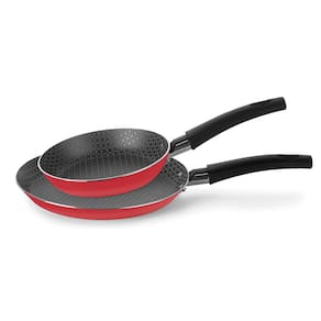 Conjunto Tapioqueira e Frigideira Multiflon Gourmet Vermelha Antiaderente 7 Camadas