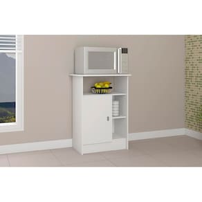 Armário Multiuso Atualle Gramado 74cm 1 Porta MDP 12mm Compacto Resistente