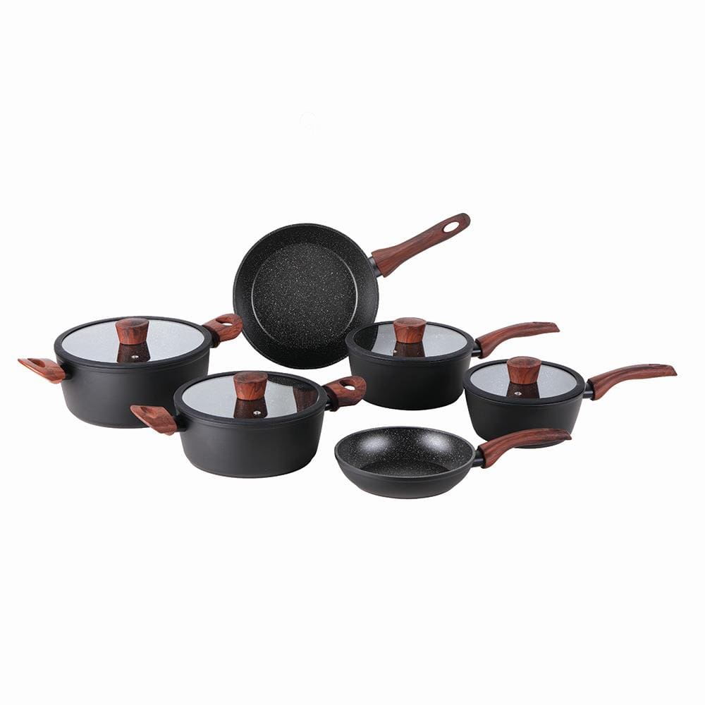 Jogo de Panelas Indução 6 Peças Brinox Sirius Antiaderente Mineral Resist