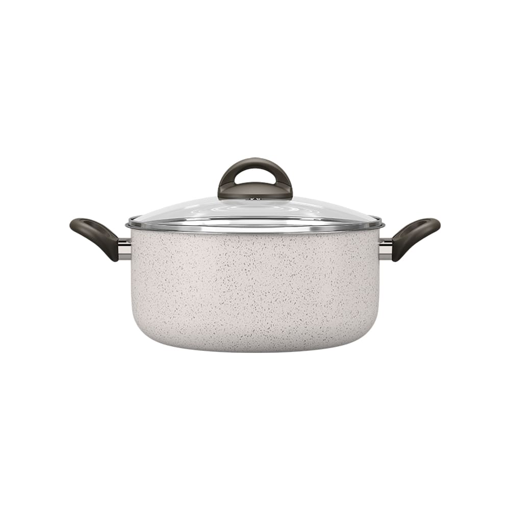 Caçarola Brinox Suprema 24cm Ceramic Life 4,5L Vanilla