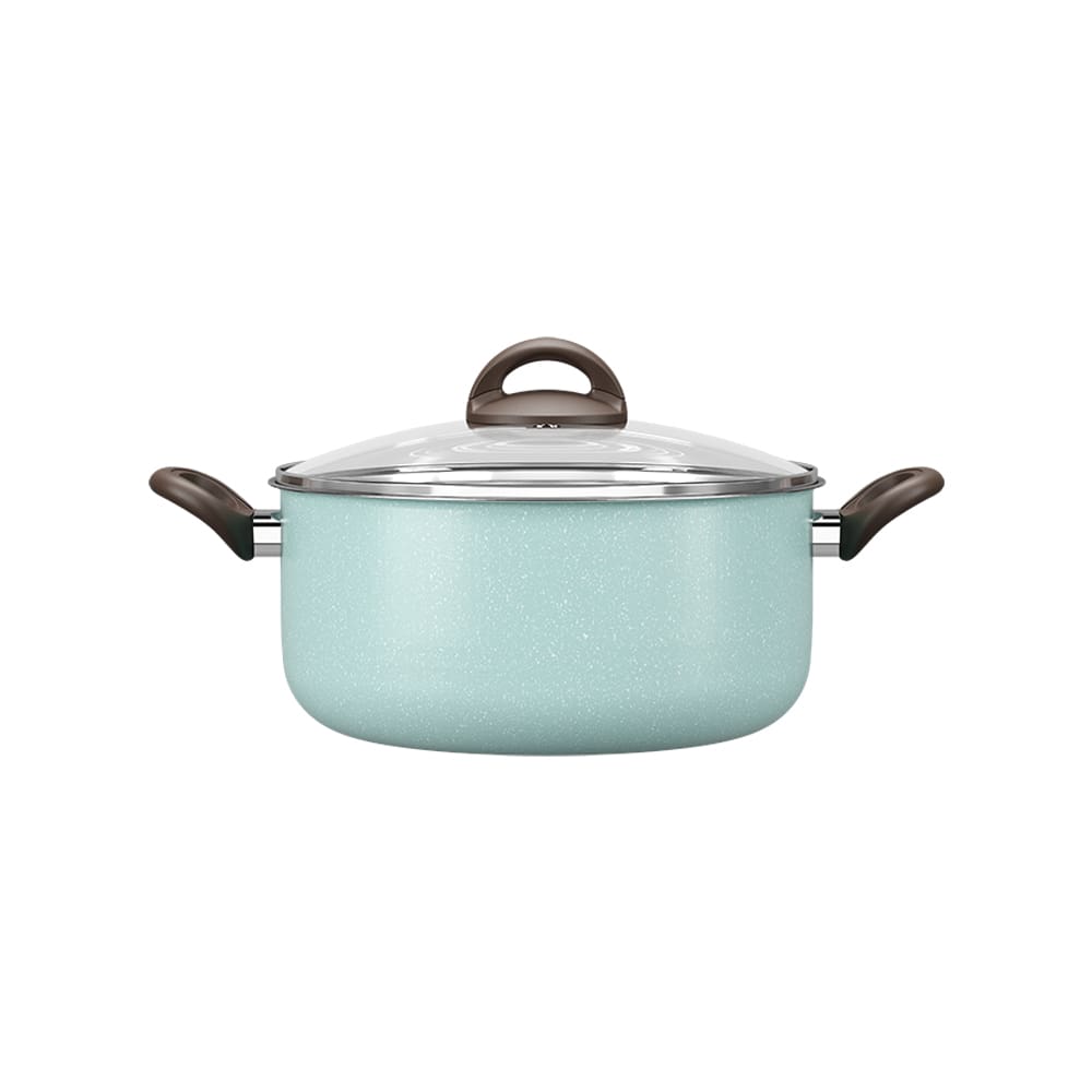 Caçarola Brinox Suprema 24cm Ceramic Life 4,5L Verde