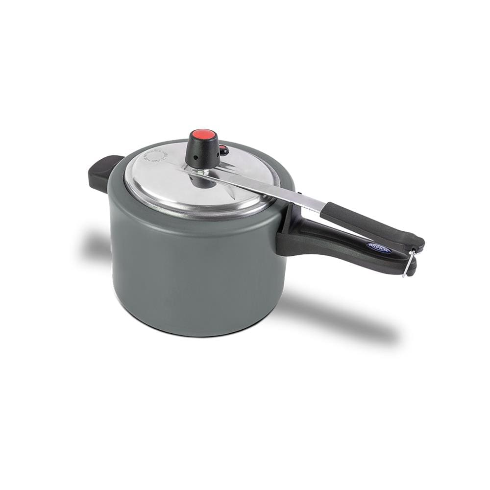Panela de Pressão Brinox Ceramic Life Vapt 4,5L Mineral Resist Cinza