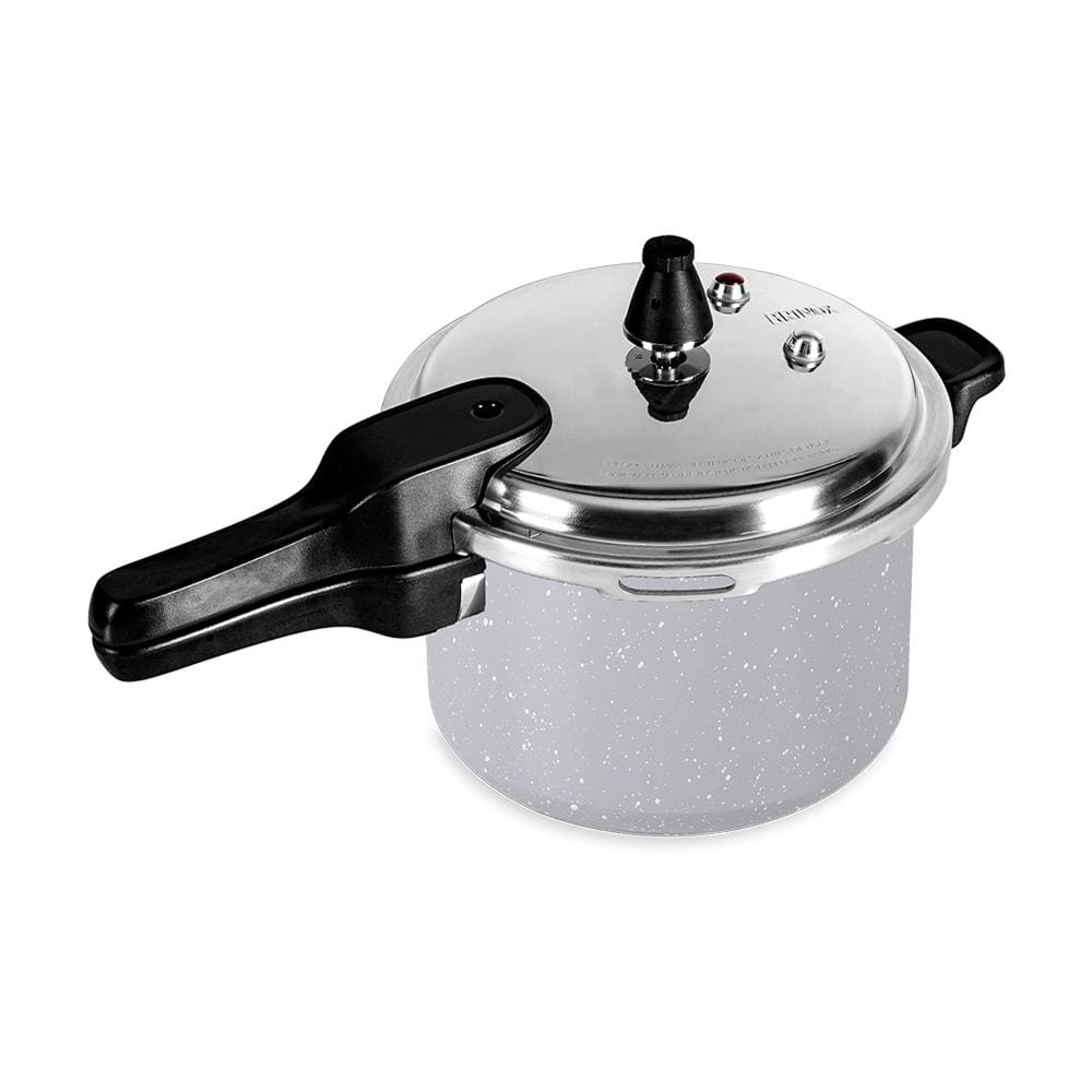 Panela de Pressão Brinox Ceramic Life Super 5,4L Antiaderente Indução Cinza