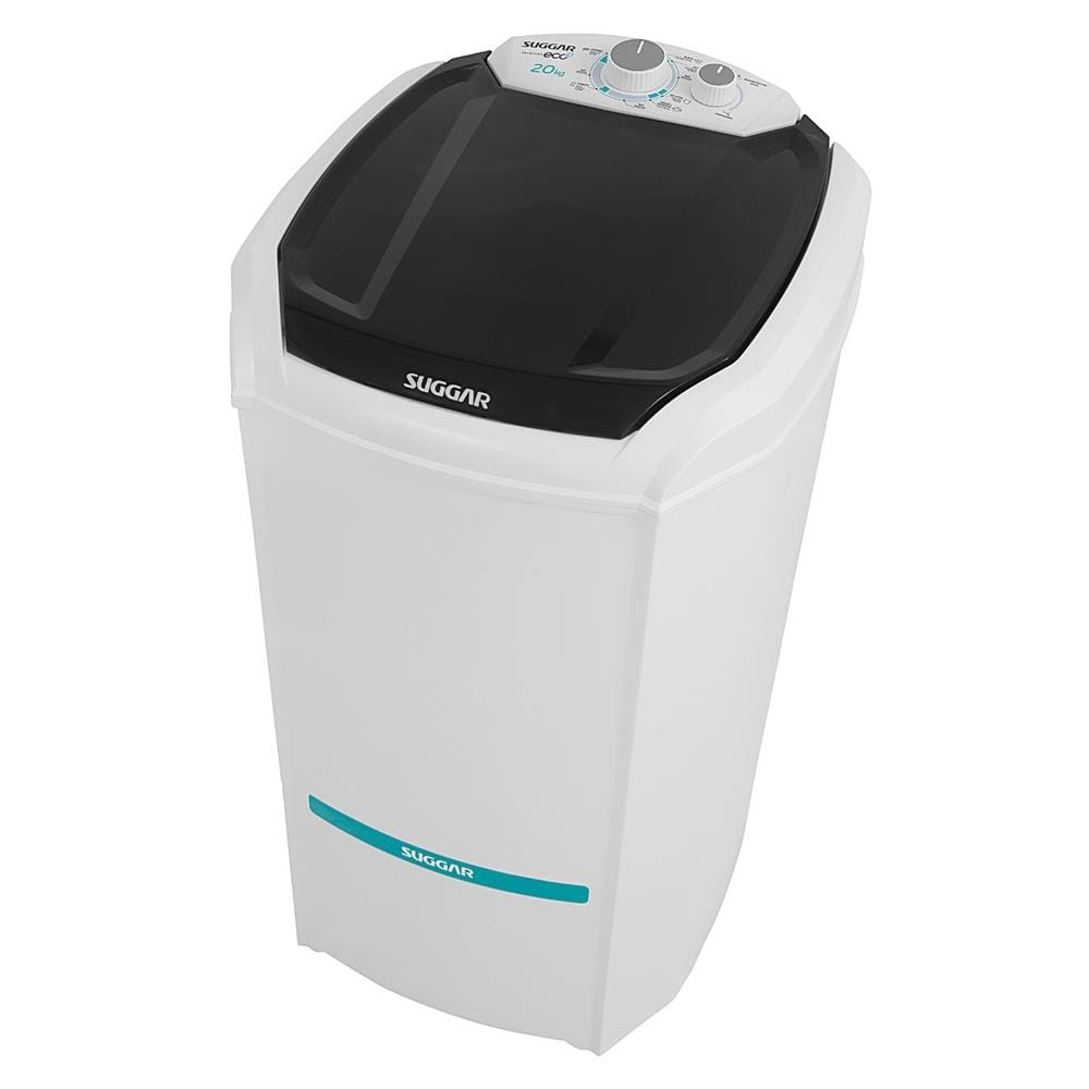 Lavadora Suggar Lavamax Eco 20kg 6 Programas de Lavagem 580W Branca