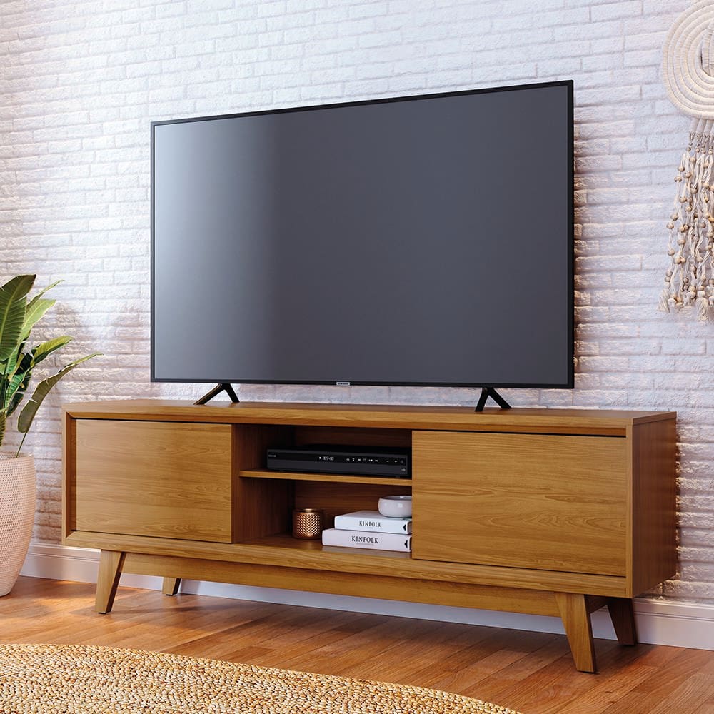 Estante Bancada Madetec Atlas 164cm Para TV até 65