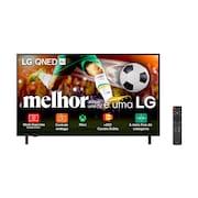 Smart TV 75” 4K LG QNED 75QNED82ASG Processador a7 Gen8 Dolby Atmos WebOS 25 Charcoal Black
