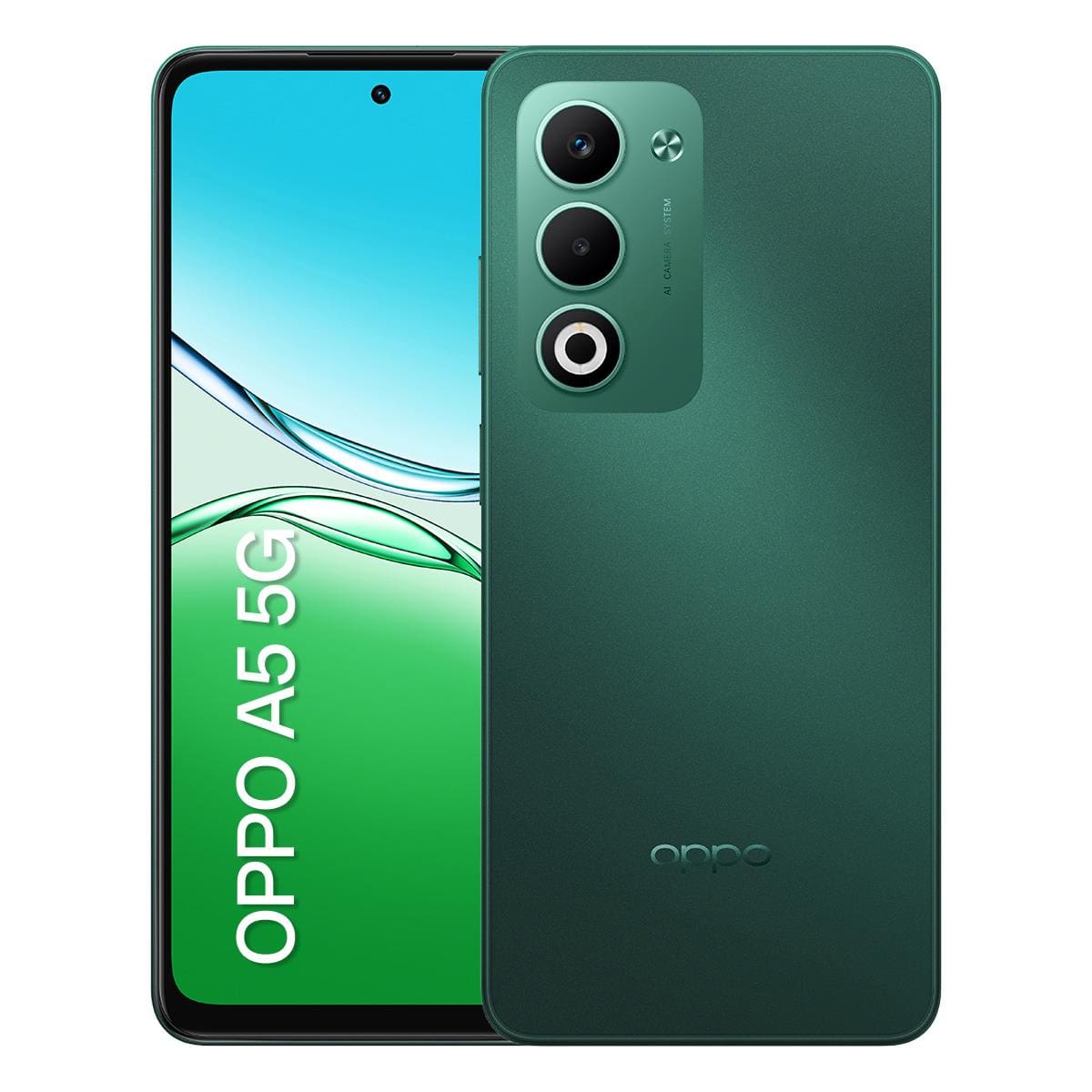Smartphone OPPO A5 5G Tela 6.67” 256GB 8GB RAM Câmera 50MP Verde