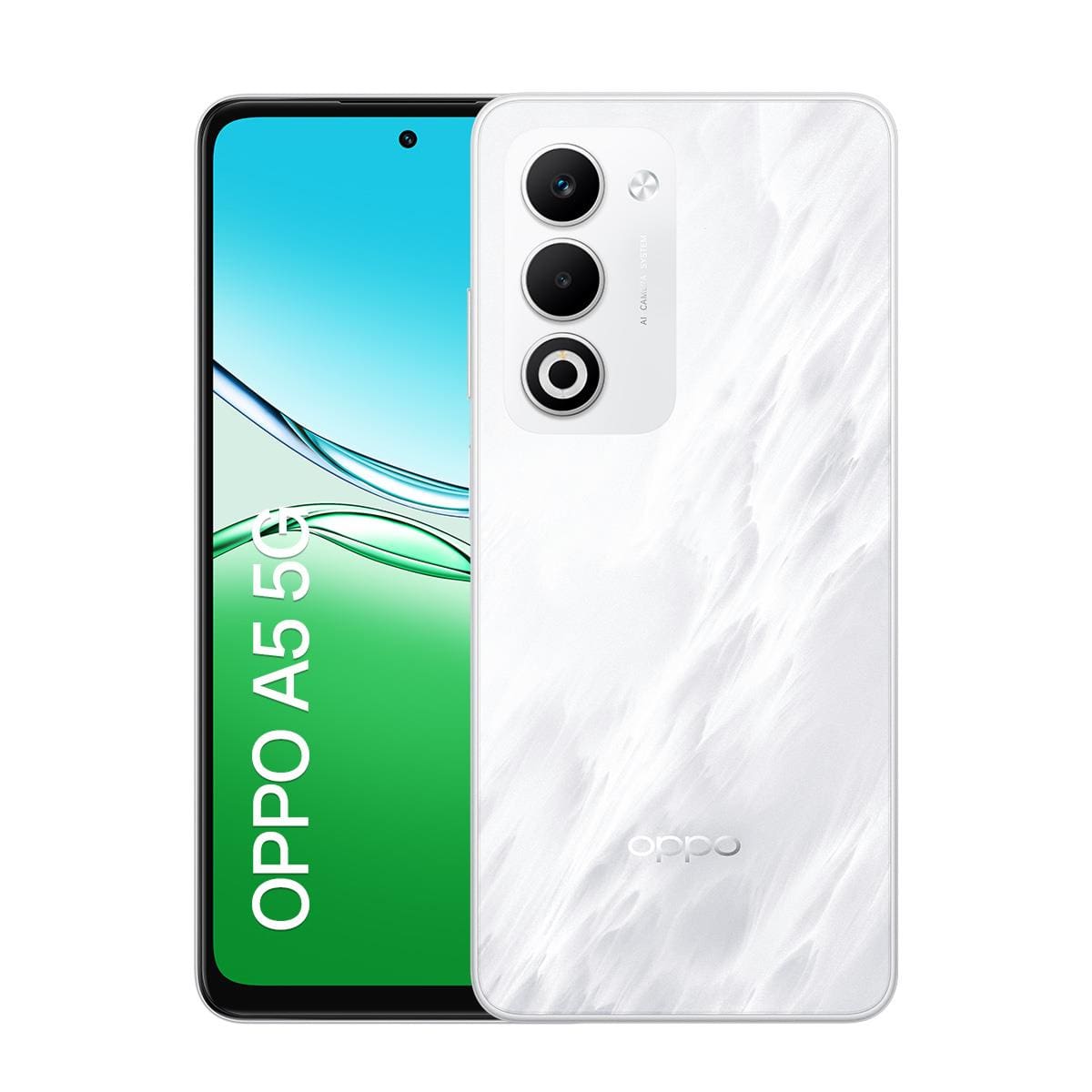 Smartphone OPPO A5 5G Tela 6.67” 256GB 8GB RAM Câmera 50MP Branco