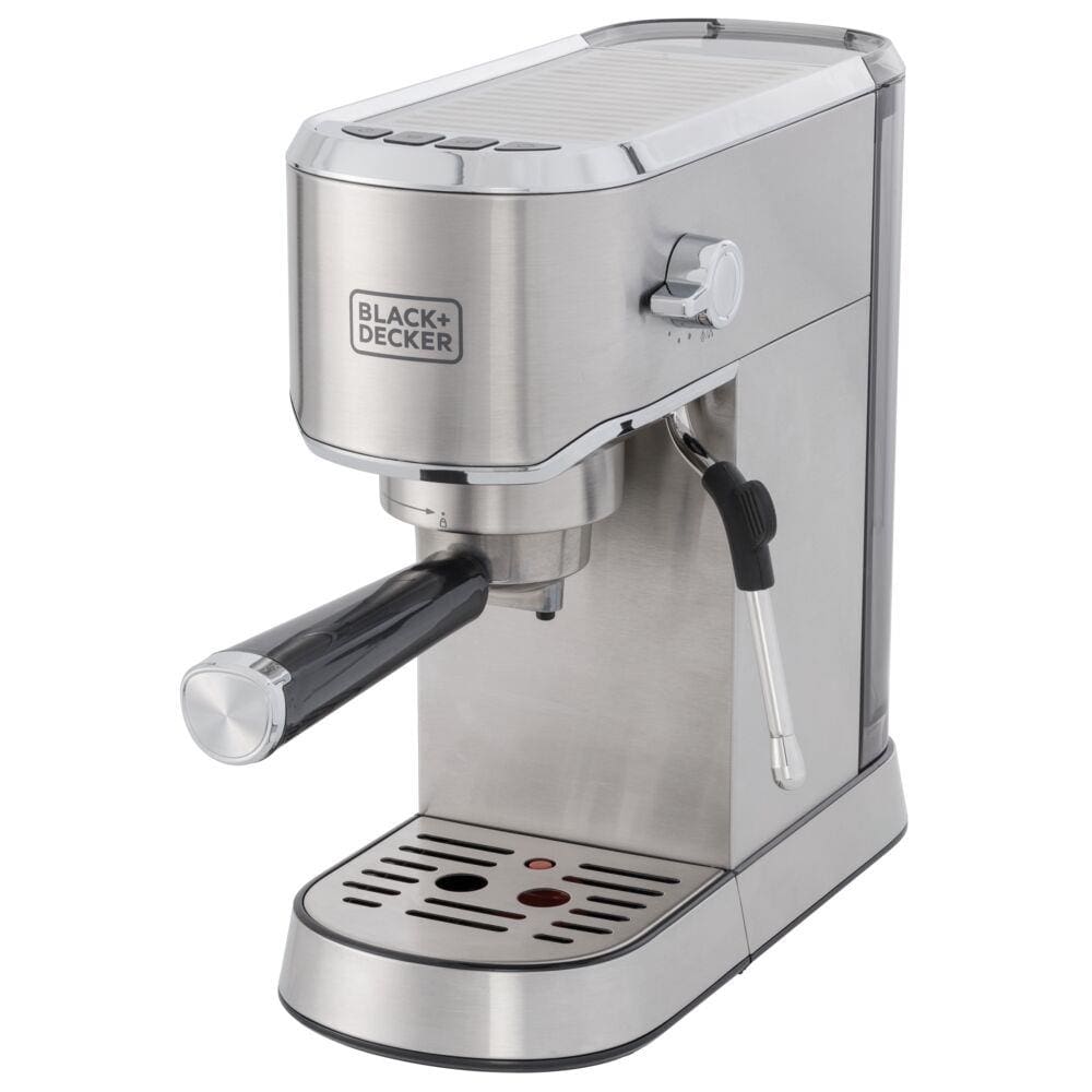 Cafeteira Expresso Black & Decker Gourmand Gris Inox 110v - Cea1200g-br