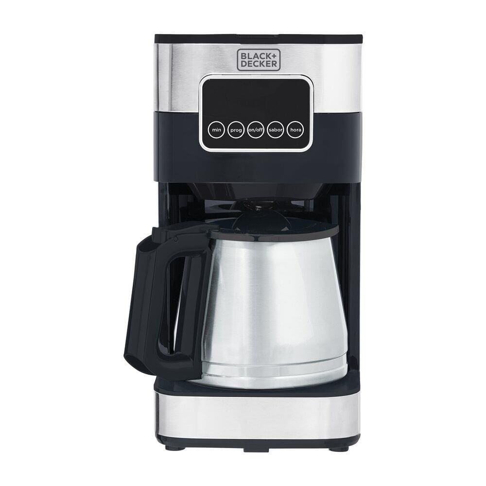 Cafeteira Elétrica Black+Decker CM350G Gourmand Gris 1,5L Programável Inox - 220V