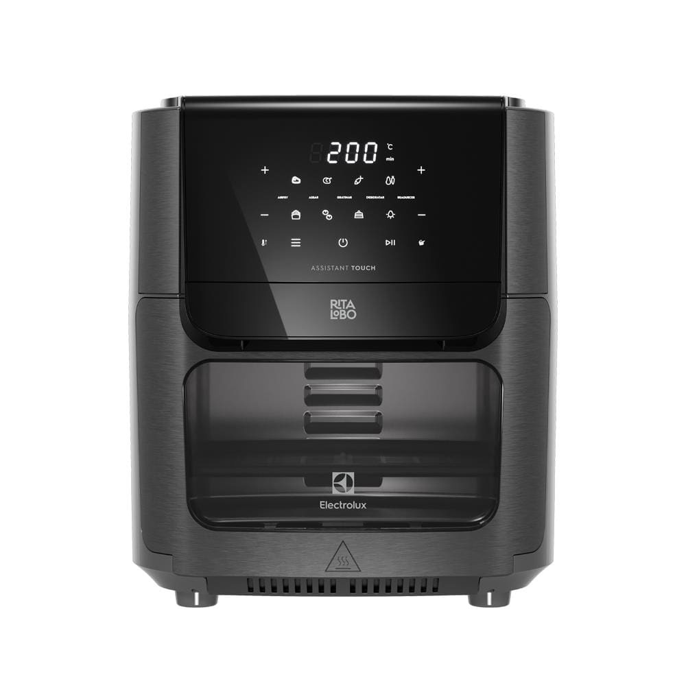 Fritadeira Airfryer Oven Electrolux EAF85 Experience Rita Lobo 12L 1700W 5 em 1 Grafite