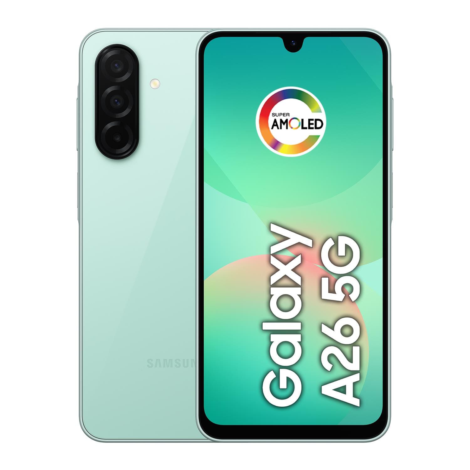 Smartphone Samsung Galaxy A26 5G 256GB 8GB RAM Tela 6.7” Câmera Tripla 50MP Verde