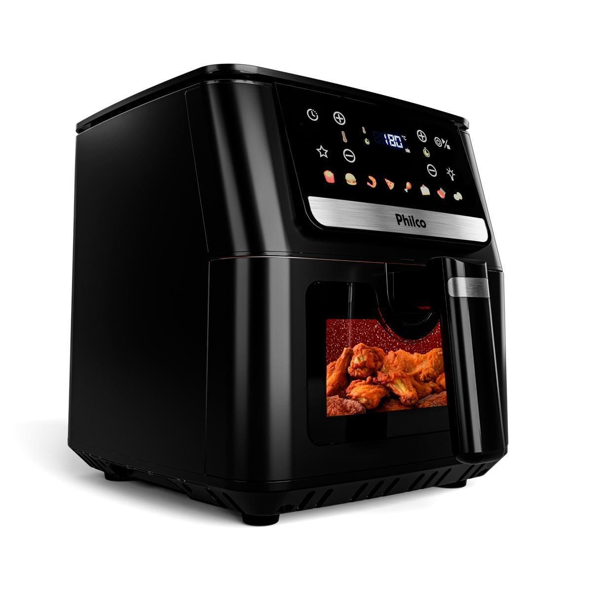 Fritadeira Elétrica Philco PAF65A Redstone 6,5L 1700W Air Flow Preta