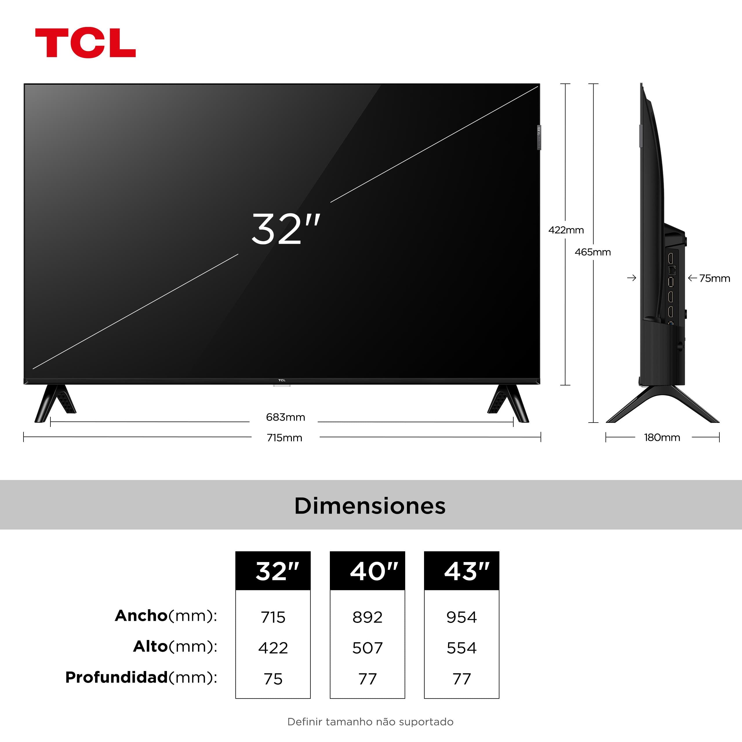 Smart TV 32” FHD TCL 32S5K | Casas Bahia