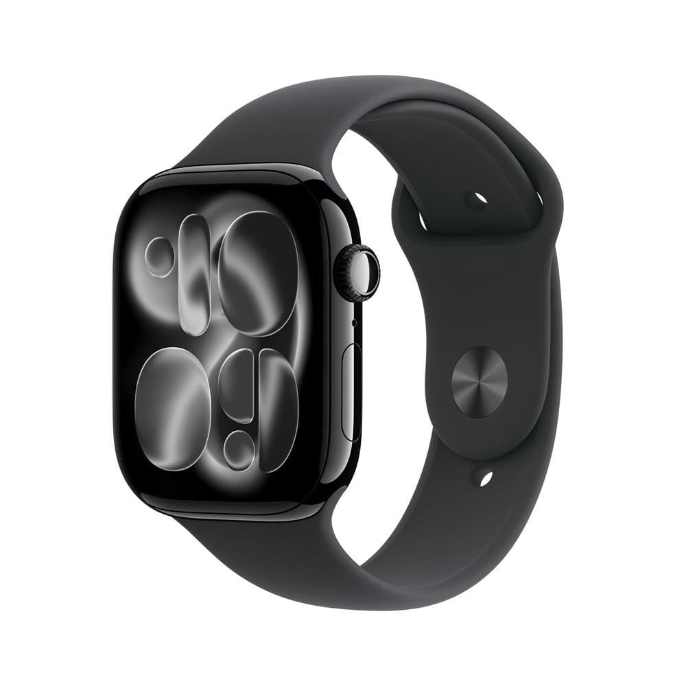 Apple Watch Series 11 GPS+ Cellular 46mm Preto Brilhante Pulseira P/M Esportiva Preta