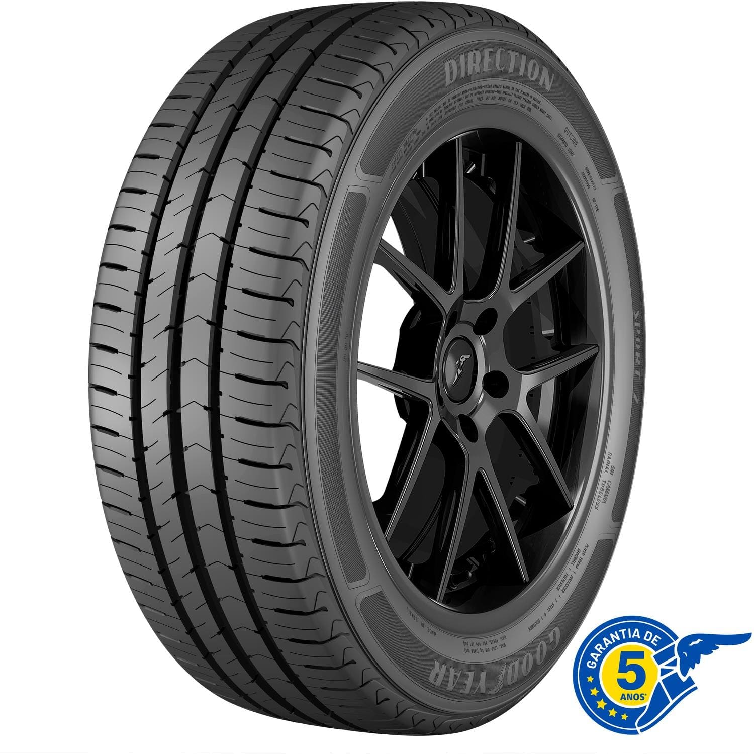 Pneu Goodyear Direction Sport 2 185/60R15 88H XL Aro 15 Treadwear 260