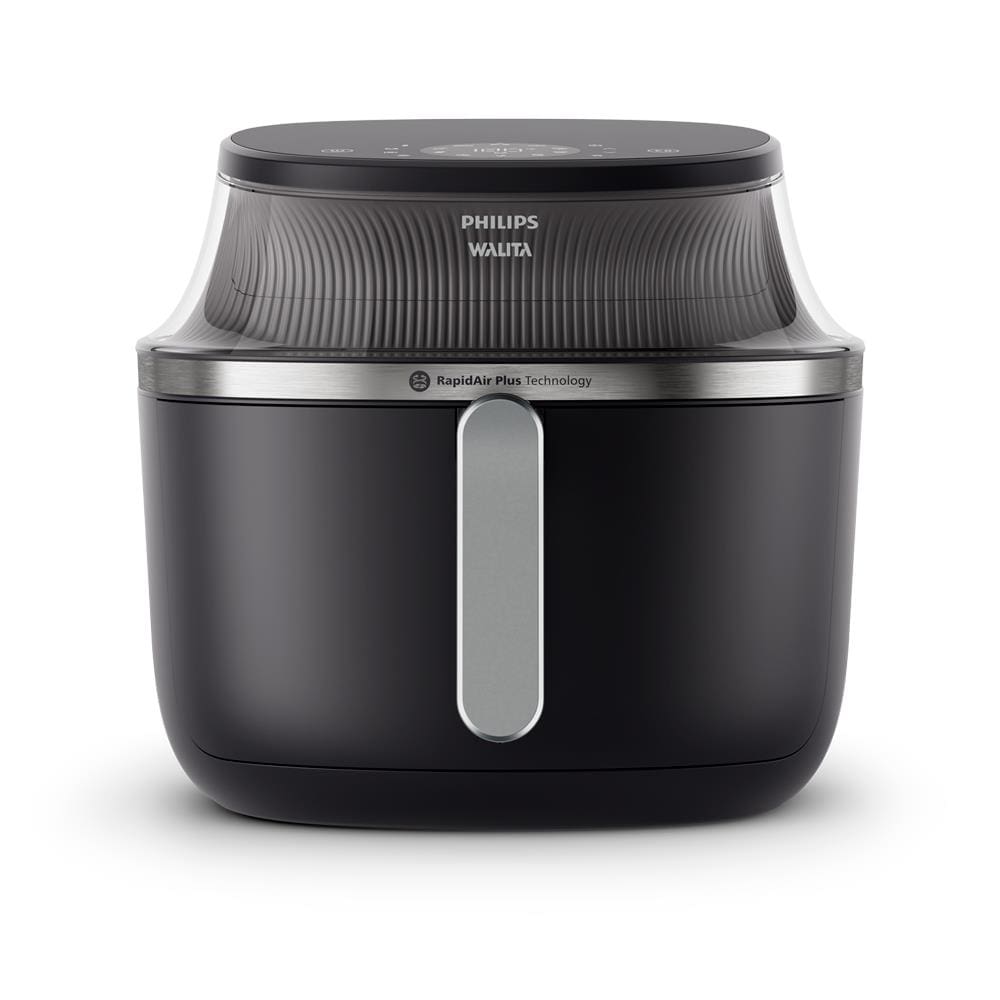 Fritadeira Airfryer Philips Walita NA341 Série 3000 7,2L 2000W Iluminação Interna Preta