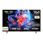 Smart TV 75” 4K TCL 75P6K Google TV HDR10+ Processador AiPQ