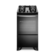 Fogão 4 Bocas Electrolux FE4GB Efficient Mesa de Vidro PerfectCook Bivolt Preto