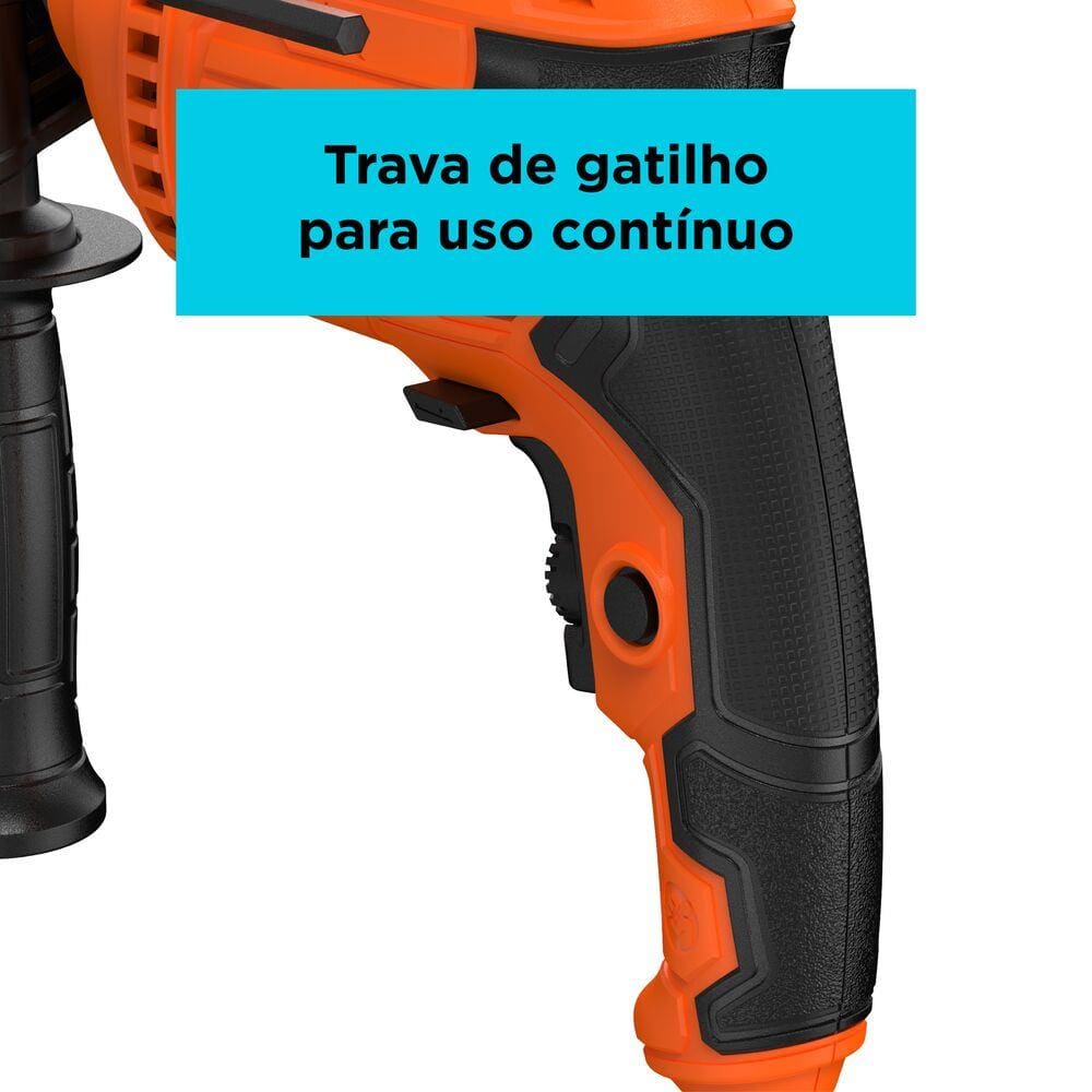 Furadeira de Impacto Black+Decker BED713650 1/2” 650W | Casas Bahia