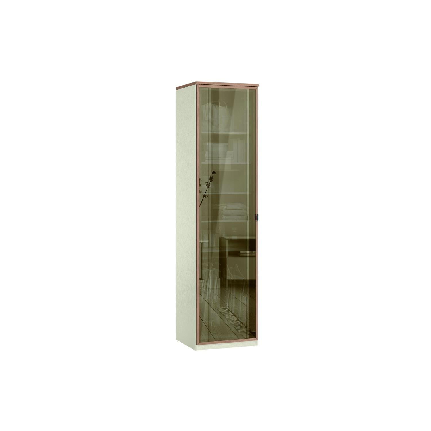 Modulado Santos Andirá Toledo 1 Porta Reflecta 7 Prateleiras 240x61cm  - Areia