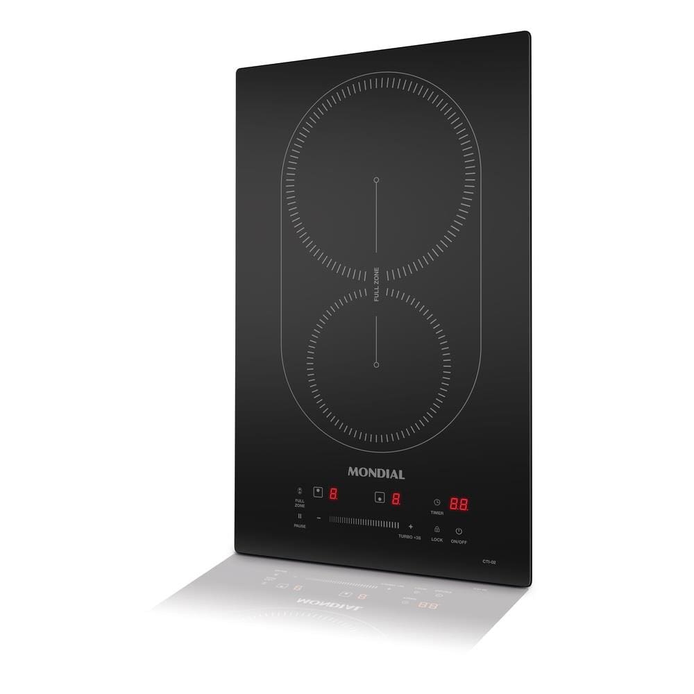 Cooktop de Indução 2 Bocas Mondial CTI-02 Preto - 220V