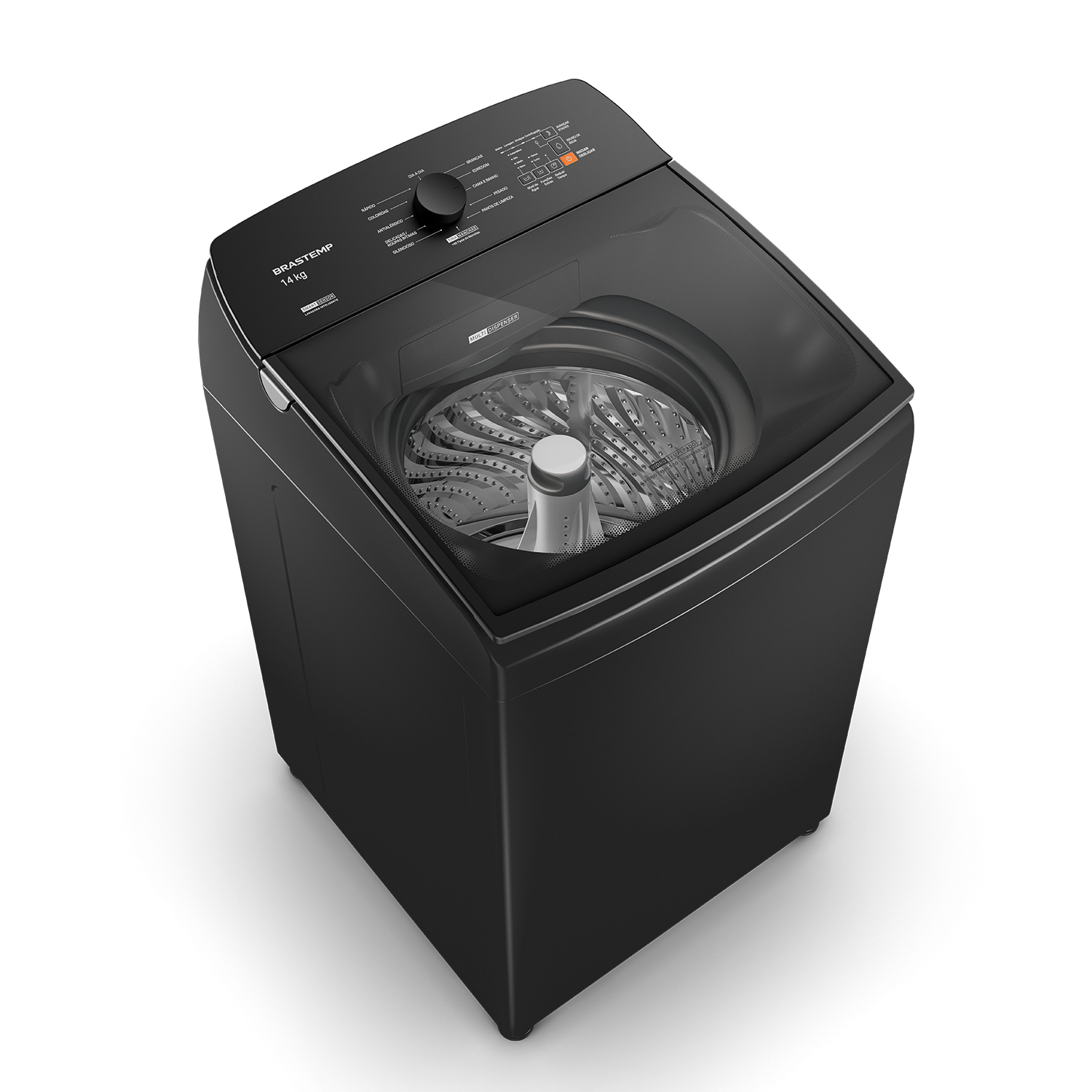 Máquina de Lavar 14kg Brastemp BWJ14A9 Platinum Smart Sensor Cinza