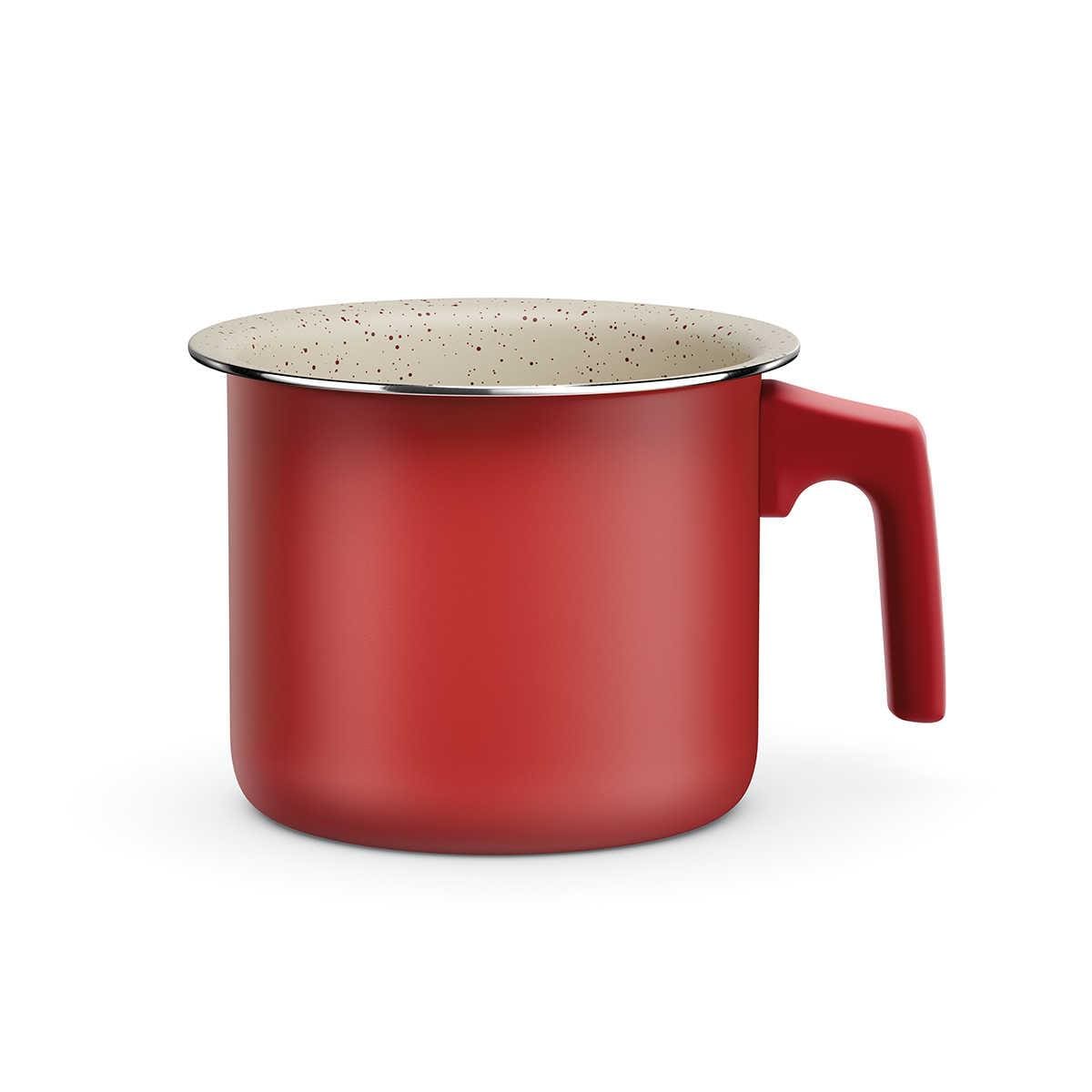 Fervedor Leiteira Euro Home Intense 1,7L 14cm - Vermelho