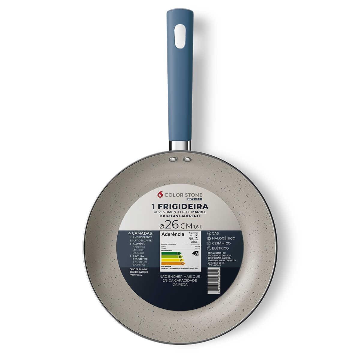 Frigideira Sunguider Intense Euro Home 26cm Alumínio Antiaderente Cabo Soft Touch