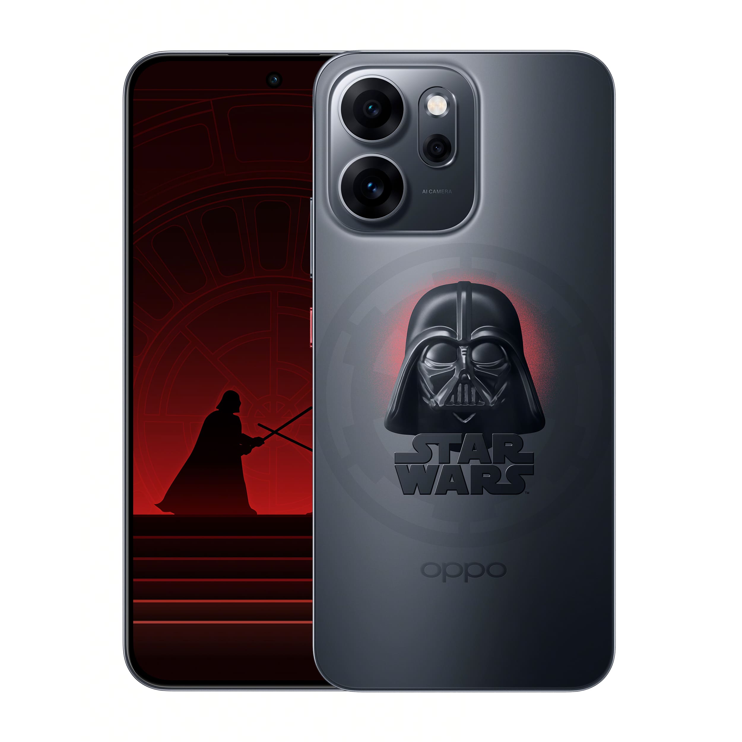 Smartphone OPPO Reno 14F Dark Side Edition 5G Tela 6,57” 256GB Câmera 50MP Preto