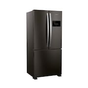Geladeira Brastemp BRO85ME 559L Frost Free French Door Black Inox