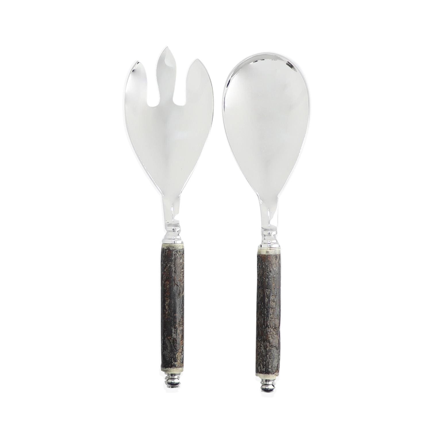 Conjunto de Talheres para Salada Fracalanza Arvoredo em Aço Inox 2 Peças