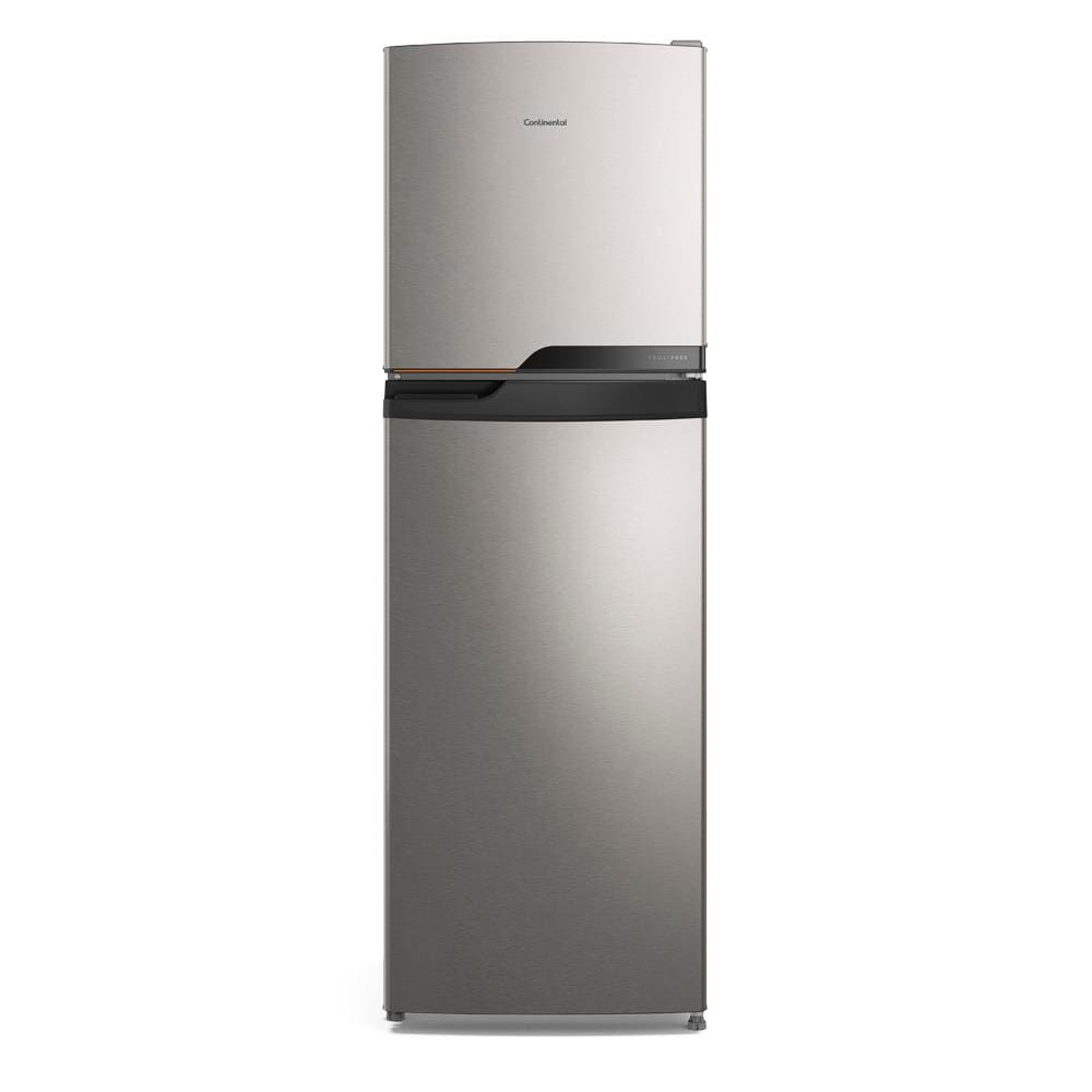 Geladeira Continental TC45S Frost Free Duplex 400L Inox Look Econômica Espaçosa Controle Eletrônico - 220V