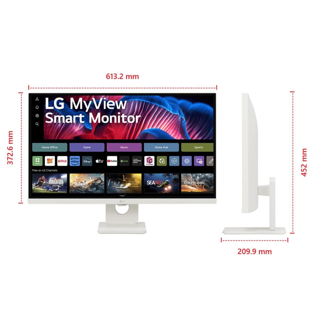 Monitor 27” 4K UHD LG MyView | Casas Bahia