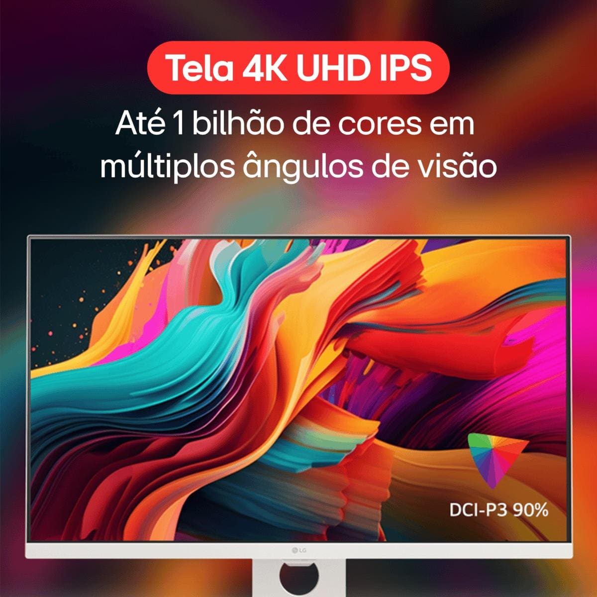 Monitor 27” 4K UHD LG MyView | Casas Bahia