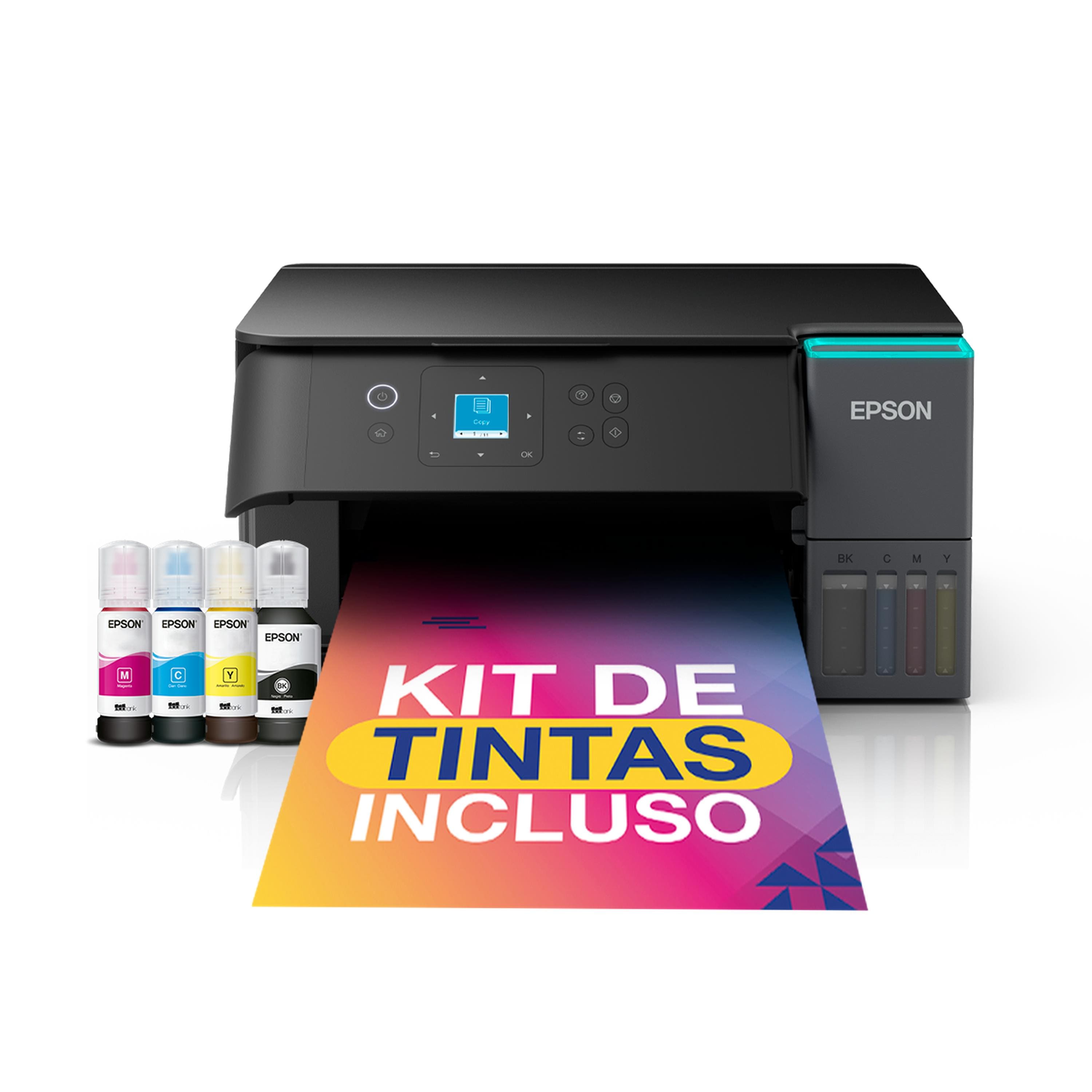 Multifuncional Tanque de Tinta Epson EcoTank L4360 Wi-Fi Colorida Bivolt